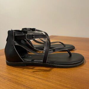 NWOT Torrid Black Sandals Size 7W